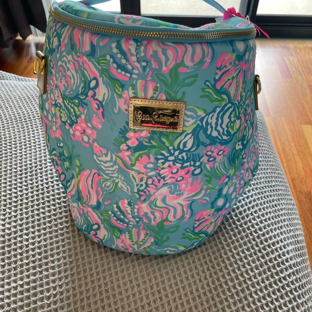 NWT Lilly Pulitzer Cooler Aqua la Vista